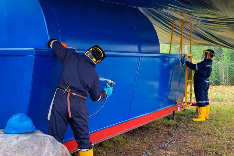 Trabajos de pintura